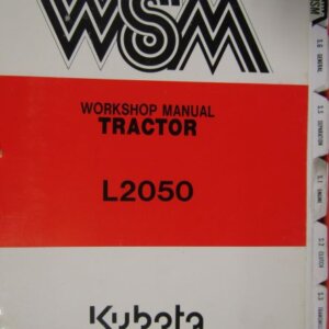 Kubota L2050 Tractor Workshop Service Repair Manual