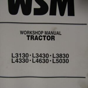 Kubota L3130 L3430 L3830 L4330 L4630 L5030 Tractor Workshop Service Repair Manual