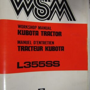 Kubota L355SS Tractor Workshop Service Repair Manual