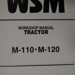 Kubota M110 M120 Tractor Workshop Service Repair Manual