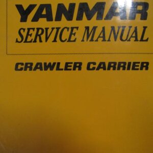 Yanmar C30RUS Crawler Carrier Service Manual
