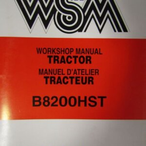 Kubota B8200HST Tractor Workshop Service Repair Manual
