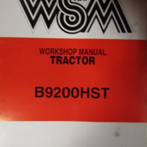 Kubota B9200HST Tractor Workshop Service Repair Manual
