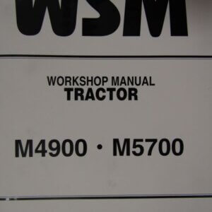 Kubota M4900 M5700 Tractor Workshop Service Repair Manual