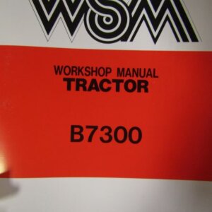 Kubota B7300 Tractor Workshop Service Repair Manual