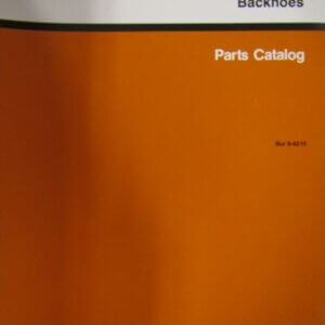 Case D100 D100XR and D130 Backhoe Parts Catalog 86210