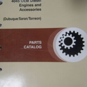 John Deere Power Tech 4.5L 4045 OEM Diesel Engines and Accessories Parts Catalog PC2521