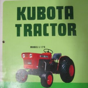 Kubota L175 Tractor Service Manual