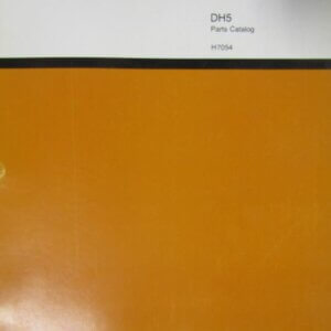 Case Davis DH5 Trencher Parts Catalog H7054