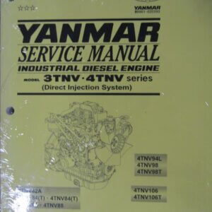 Yanmar 3TNV 4TNV Series Direct Injection System Industrial Diesel Engine Service Manual