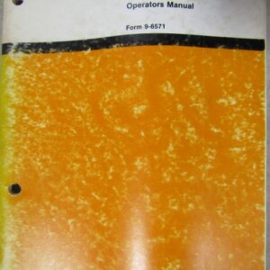 Davis Fleet Line 16 + 4 Trencher Operators Manual 96571