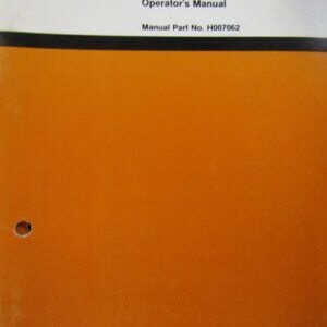 Davis Trimline 120 Trencher Operators Manual H007062