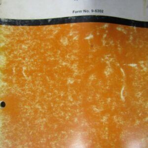 Davis Fleet Line 70+4 Trencher Operators Manual 96302