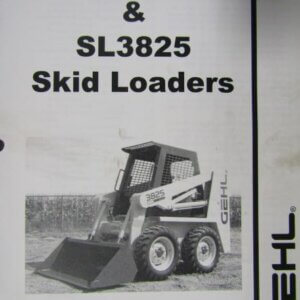 Gehl SL3725 and SL3825 Skid Loader Parts Book 907204