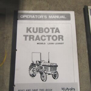 Kubota Tractor Operator Manual