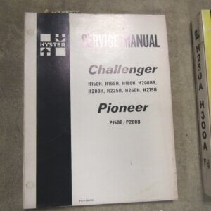 Hyster Forklift Challenger and Pioneer Service Manuals