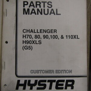Hyster Challenger Forklift Parts Manual