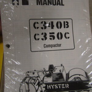 Hyster C340B C350C Compactor Service Manual