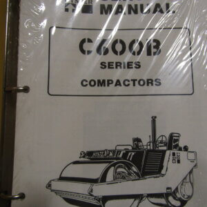 Hyster C600B Series Compactor Service Manual