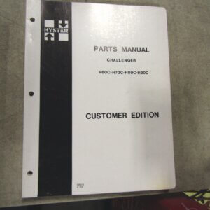 Hyster Challenger Parts Manual