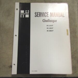 Hyster Electric Lift Truck/Forklift Service Manual