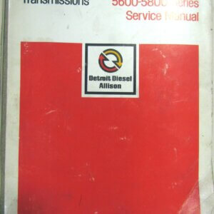 Allison Powershift Transmission Service Repair Manual
