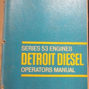 Detroit Diesel Series 53 Engines Operator Manual 1965