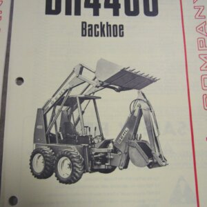 Gehl Backhoe BH4400 owners, service, and parts manual