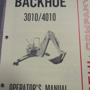 Gehl Backhoe 3010/4010 Operators Manual