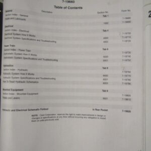 Case 6030 Turbo Horizontal Directional Drill Schematic Repair Manual Set