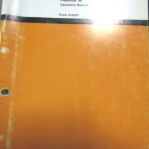 Davis Fleethoe 30 Operators Manual Form 9-6291 Case