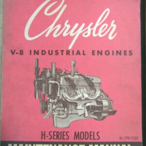 Chrysler V8 Industrial H-series model engines