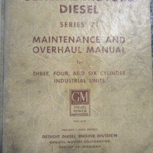 GM General Motors Diesel Series 71