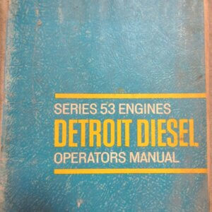 Detroit Diesel Series 53 Engines Operator Manual